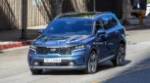 2021 Kia Sorento Spied полностью скрытый на дороге