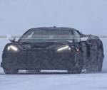 Chevy C8 Corvette Z06 (?) Spied Winter Тестирование с толстыми задними крыльями