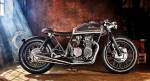 Honda CB550 в стиле кафе отделана изысканной кожей, но это еще не все