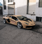 Lamborghini Aventador SVJ с матовым песочным покрытием выглядит как воин пустыни
