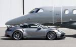 Porsche 911 Turbo S и бизнес-джет - идеальное решение
