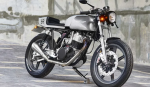 Yamaha GT540 Grey Power Cafe выводит паспортную табличку SR500 на пользовательскую территорию