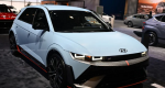 • ХЕНДАЙ ИОНИК 5 Н Я ездил на дробовике на Hyundai Ioniq 5 N на автосалоне в Нью-Йорке 2024 года, это было великолепно