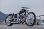 Этот боббер Harley Shovelhead помещает классический двигатель V-Twin в кастомную раму жесткого хвоста