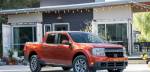 Наклейка на окно Ford Maverick показывает EcoBoost MPG с буксировкой