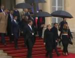 Празднование перемирия: в Париже собрались союзники и противники