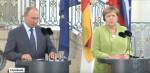 Пресс-подход Владимира Путина и Ангелы Меркель
