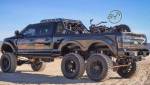 Смотрите, как полиция преследует украденный грузовик Ford 6x6 ди-джея Маршмелло