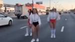 Танцующая жена подмосковного депутата перекрыла пять полос