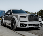 Ужасный до мозга костей широкофюзеляжный Rolls-Royce Cullinan Series II Black Badge тоже со светодиодными усами