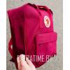 Молодежный рюкзак kanken fjallraven малиновый высокое к